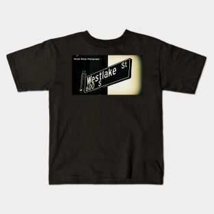 Westlake Street, Los Angeles, California by Mistah Wilson Kids T-Shirt